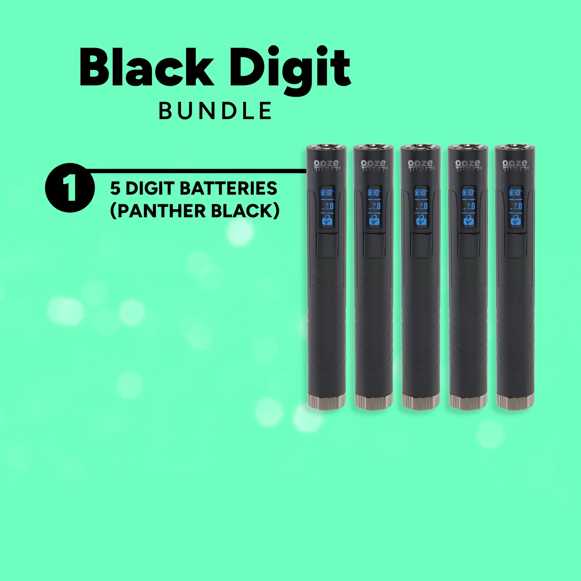 Black Digit 5-Pack - Image 2
