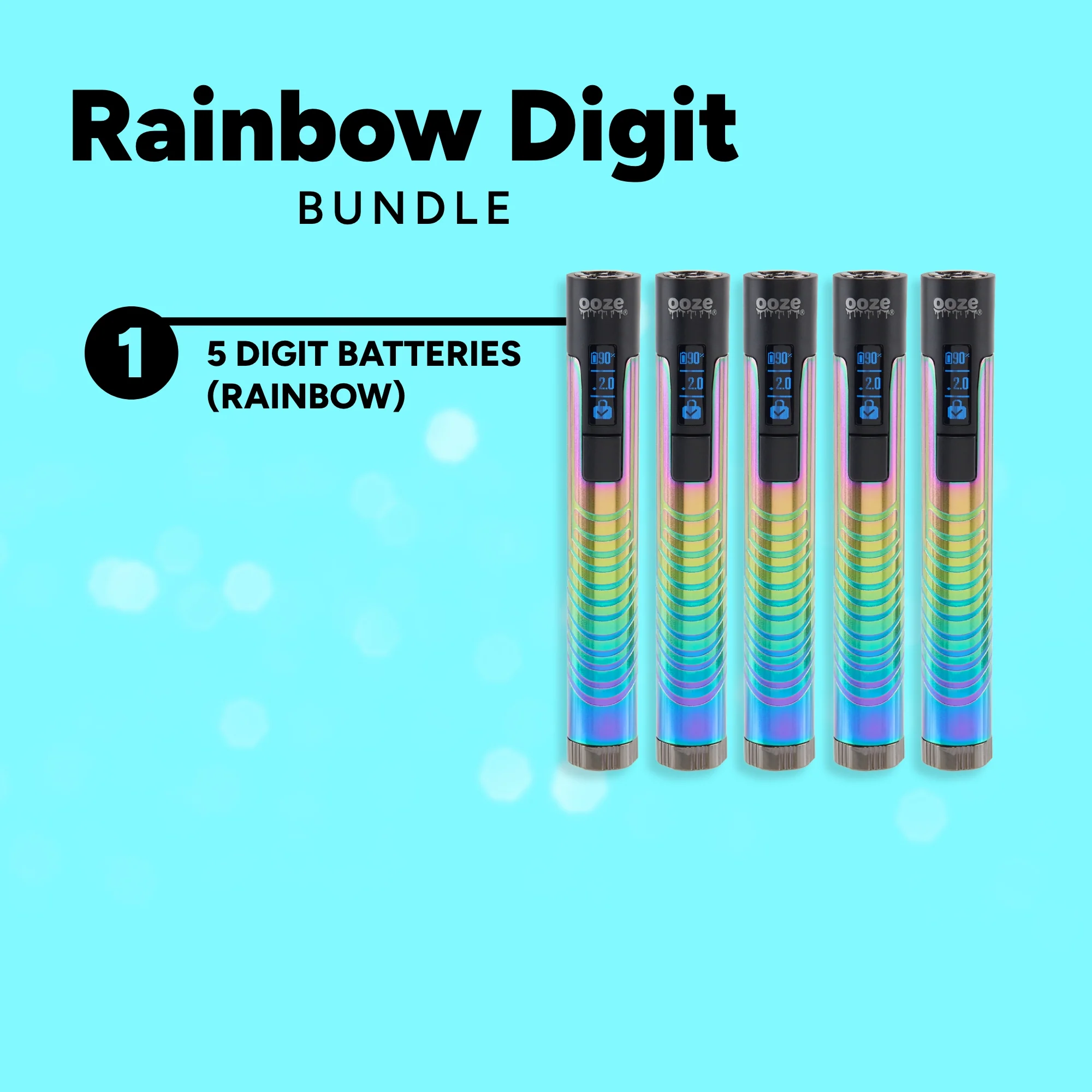 Rainbow Digit 5-Pack - Image 2