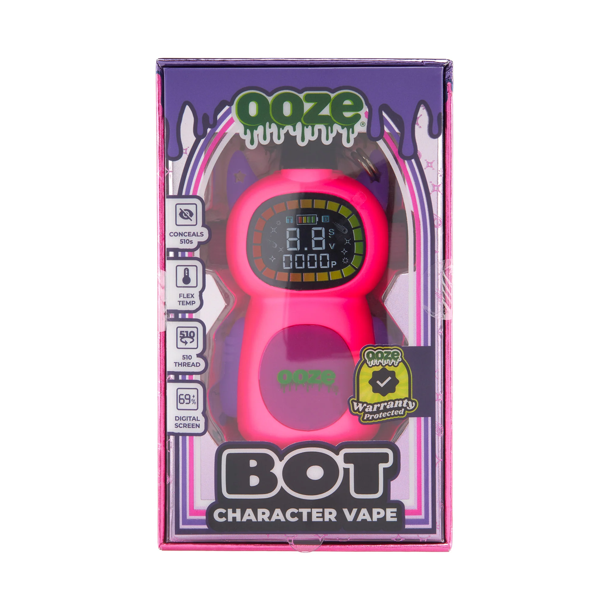 Bot Character Vape – 650 mAh - Atomic Pink - Image 9