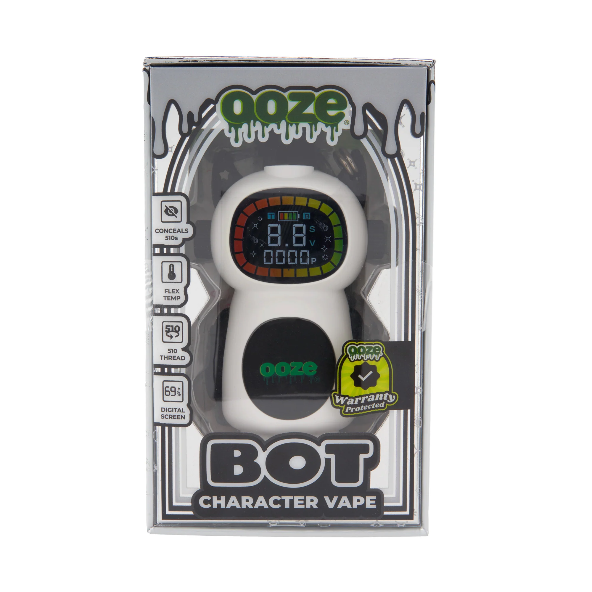Bot Character Vape – 650 mAh - Ghost White - Image 6