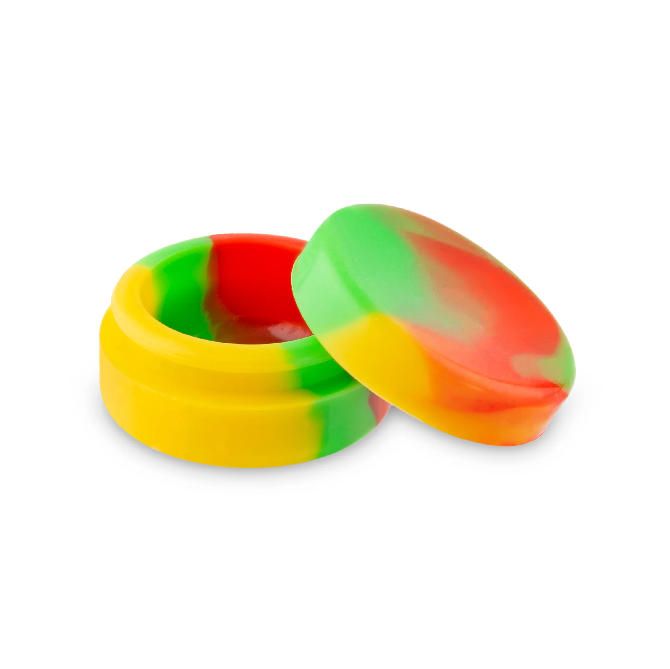 Ooze Echo Silicone Water Pipe, Dab Rig & Dab Straw - Rasta - Image 10