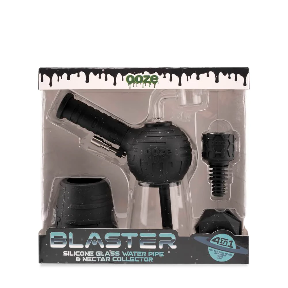Blaster - Silicone Glass 4-In-1 Hybrid - Shimmer Black - Image 8