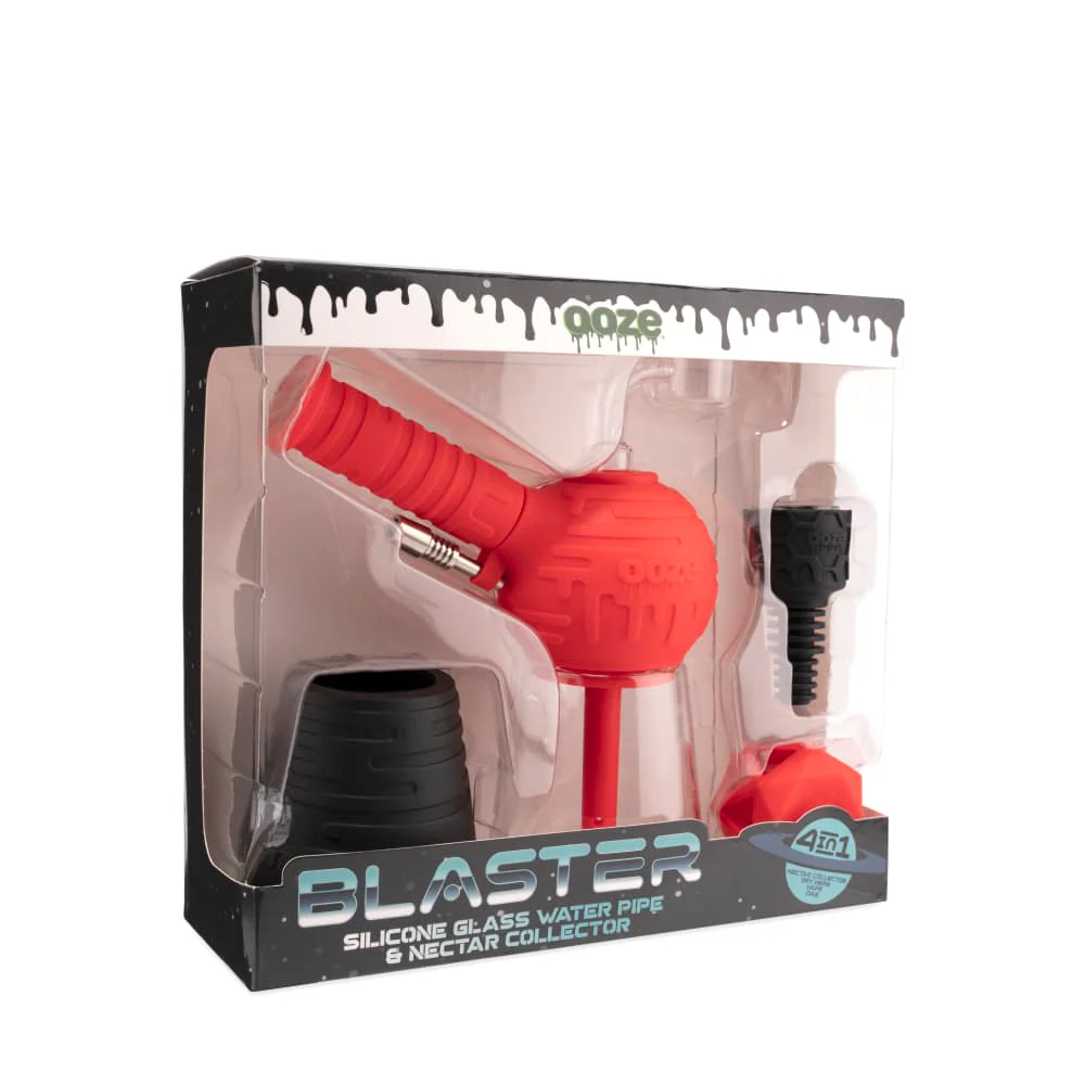 Blaster - Silicone Glass 4-In-1 Hybrid - Scarlet Black - Image 10