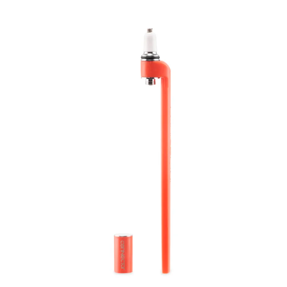 Ooze X Stache Connectar - 510 Dab Straw Attachment - Red - Image 3