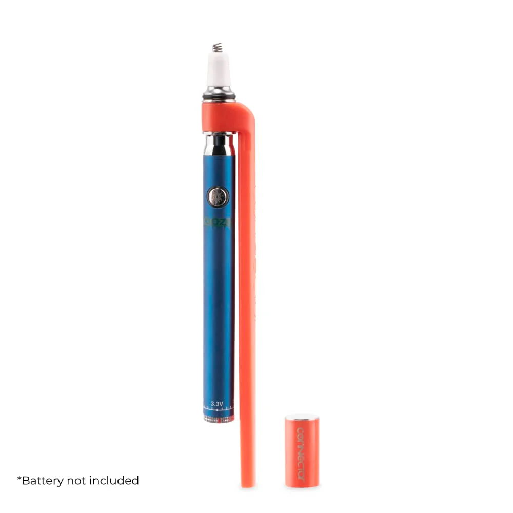 Ooze X Stache Connectar - 510 Dab Straw Attachment - Red - Image 4