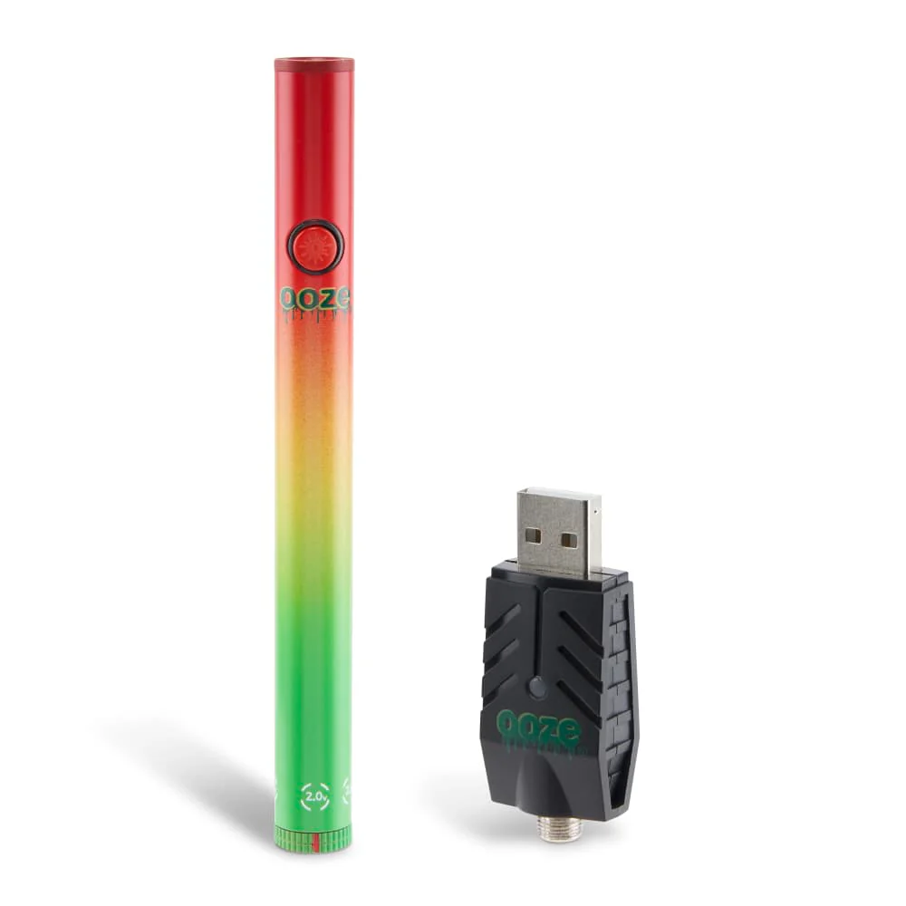 Twist Slim Pen 2.0 - 320 mAh Flex Temp Battery - Rasta - Image 3