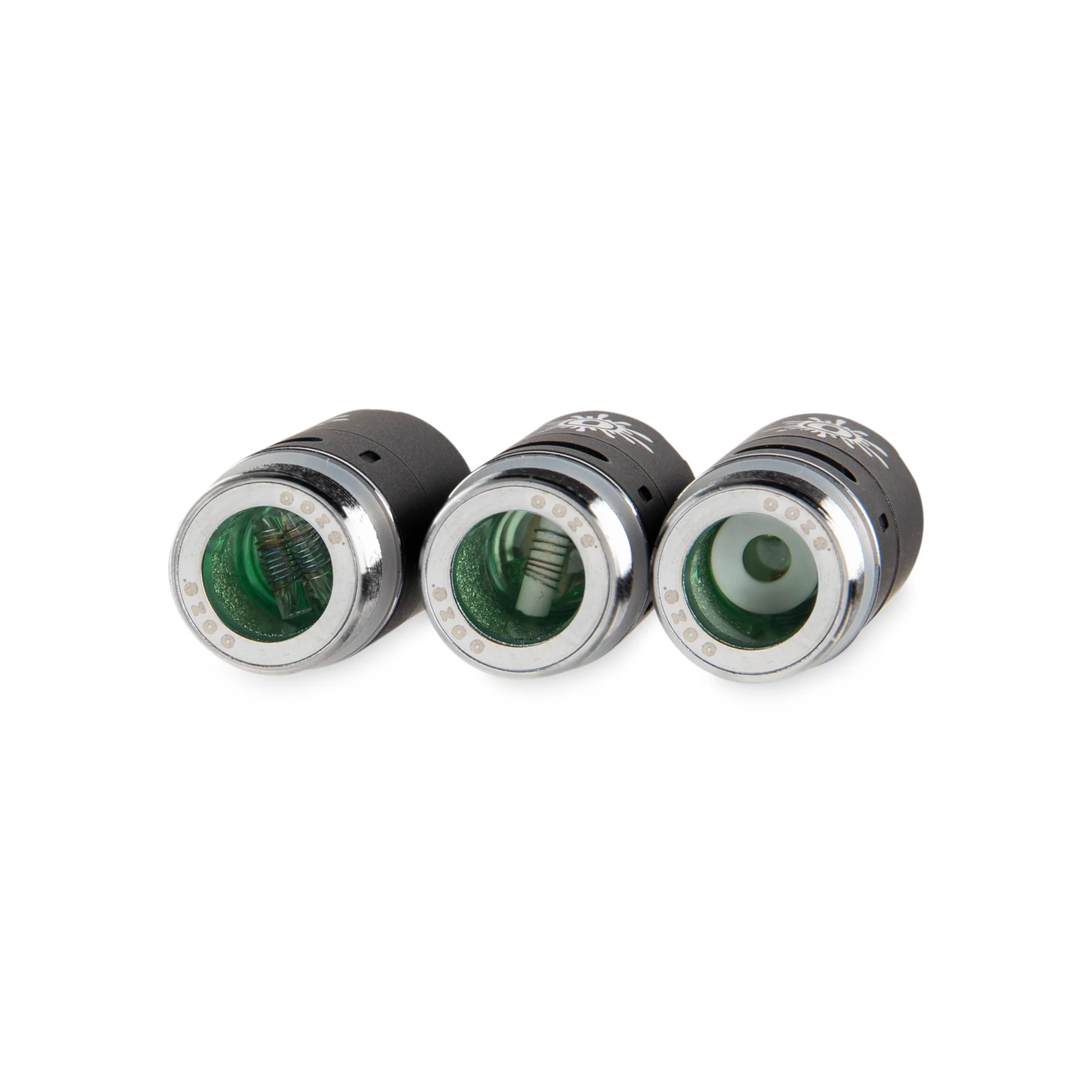 Ooze Fusion Vaporizer Replacement Atomizer 3-Pack + Mouthpiece - Panther Black - Image 3