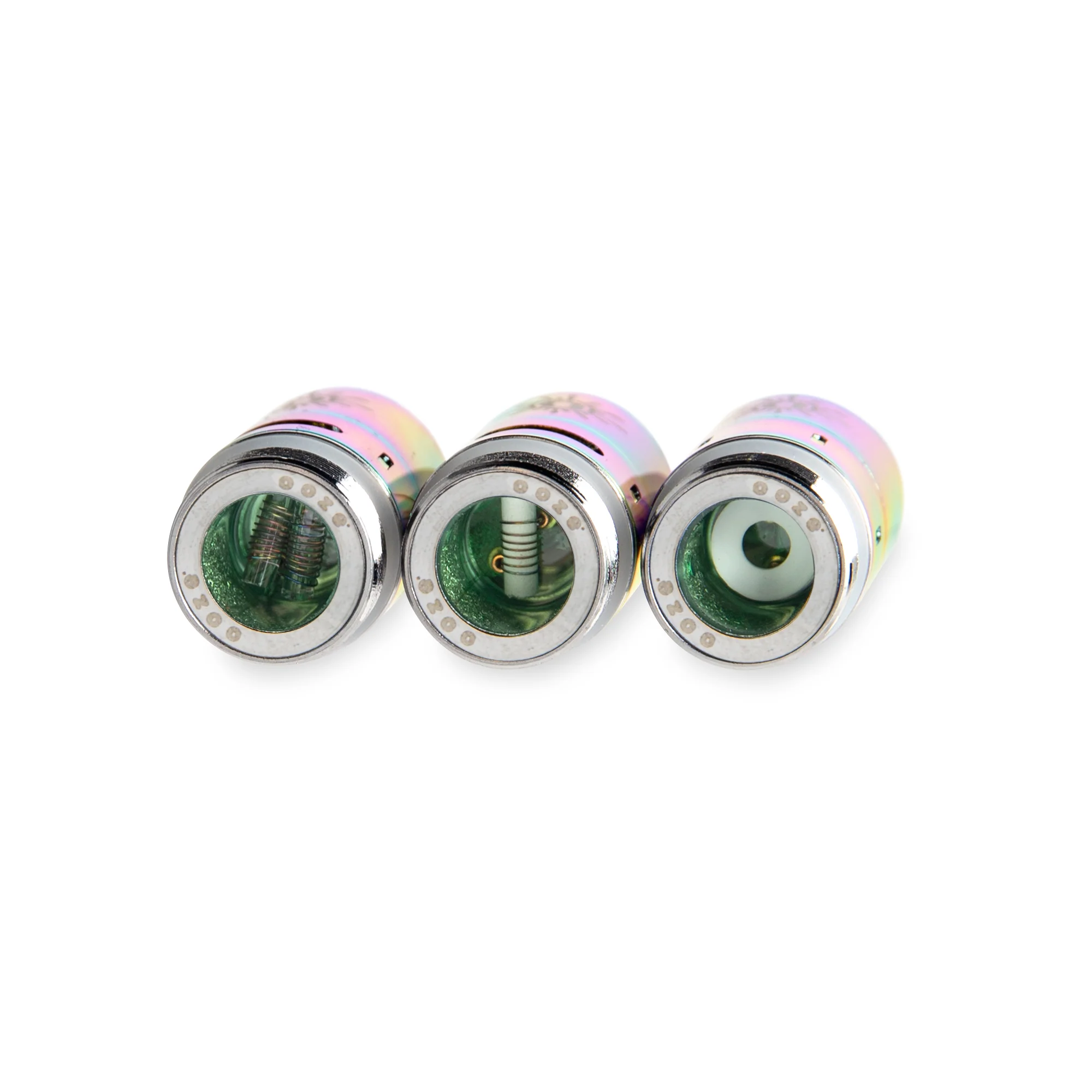 Ooze Fusion Vaporizer Replacement Atomizer 3-Pack + Mouthpiece - Rainbow - Image 3