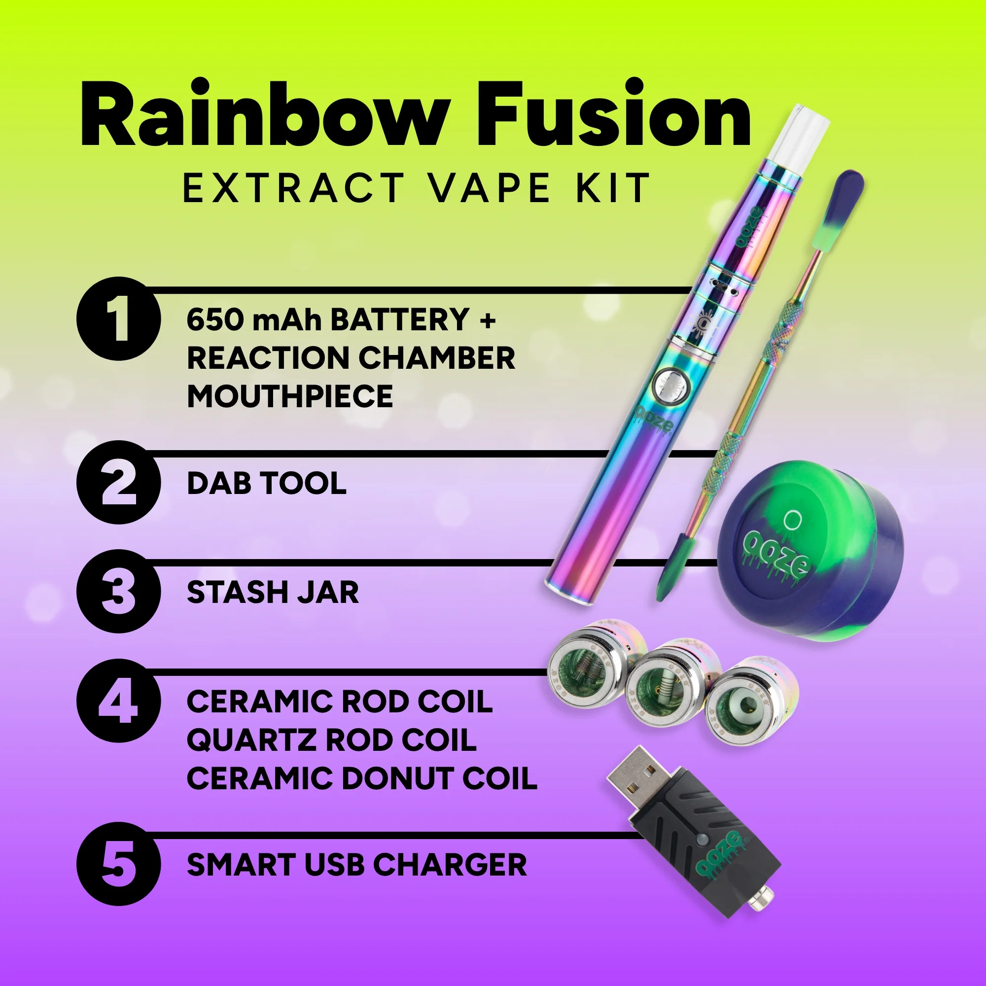 Rainbow Fusion Extract Vaporizer Kit - Image 2