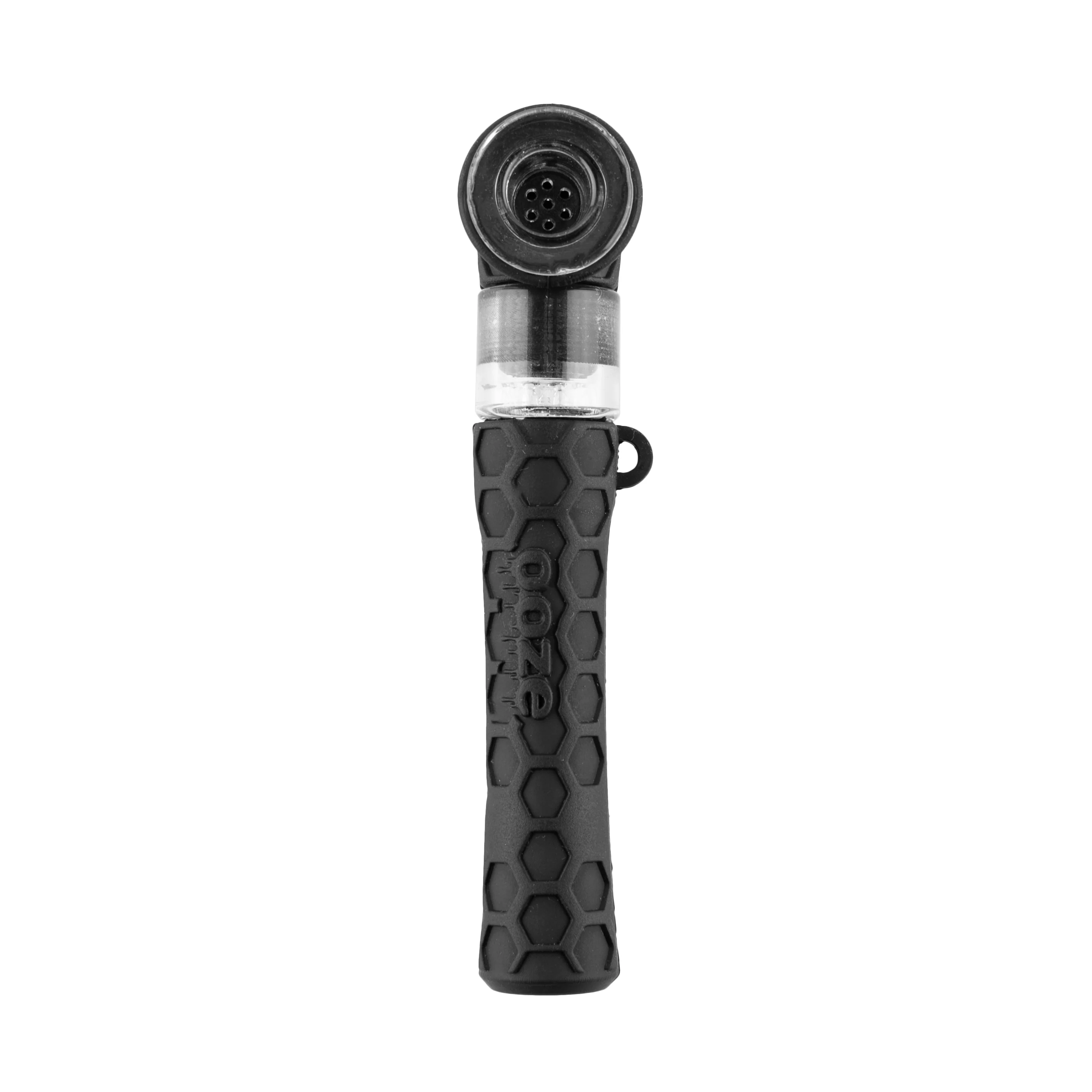Ooze Piper Silicone Glass Hand Pipe & Chillum - Black - Image 8