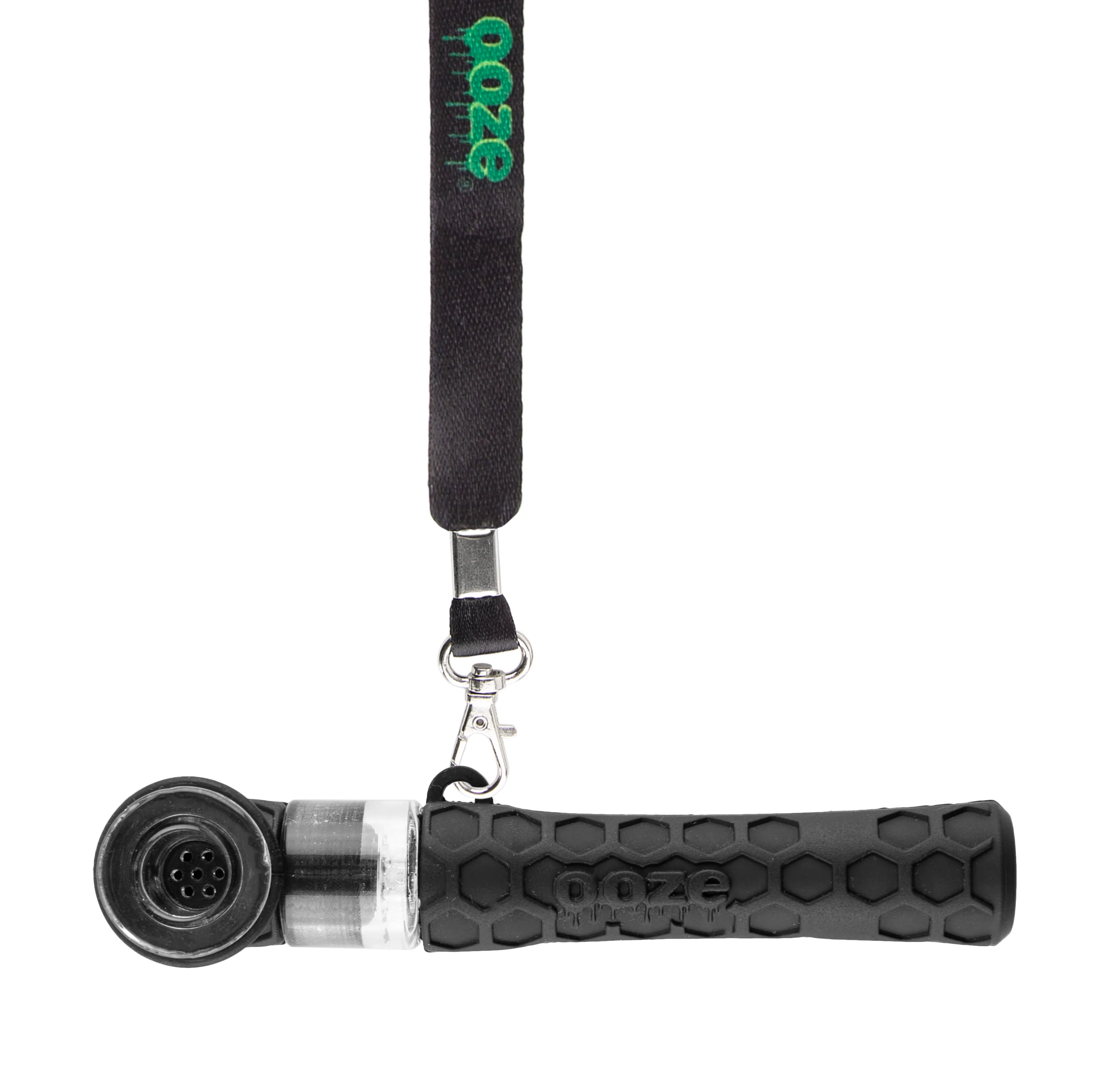 Ooze Piper Silicone Glass Hand Pipe & Chillum - Black - Image 9