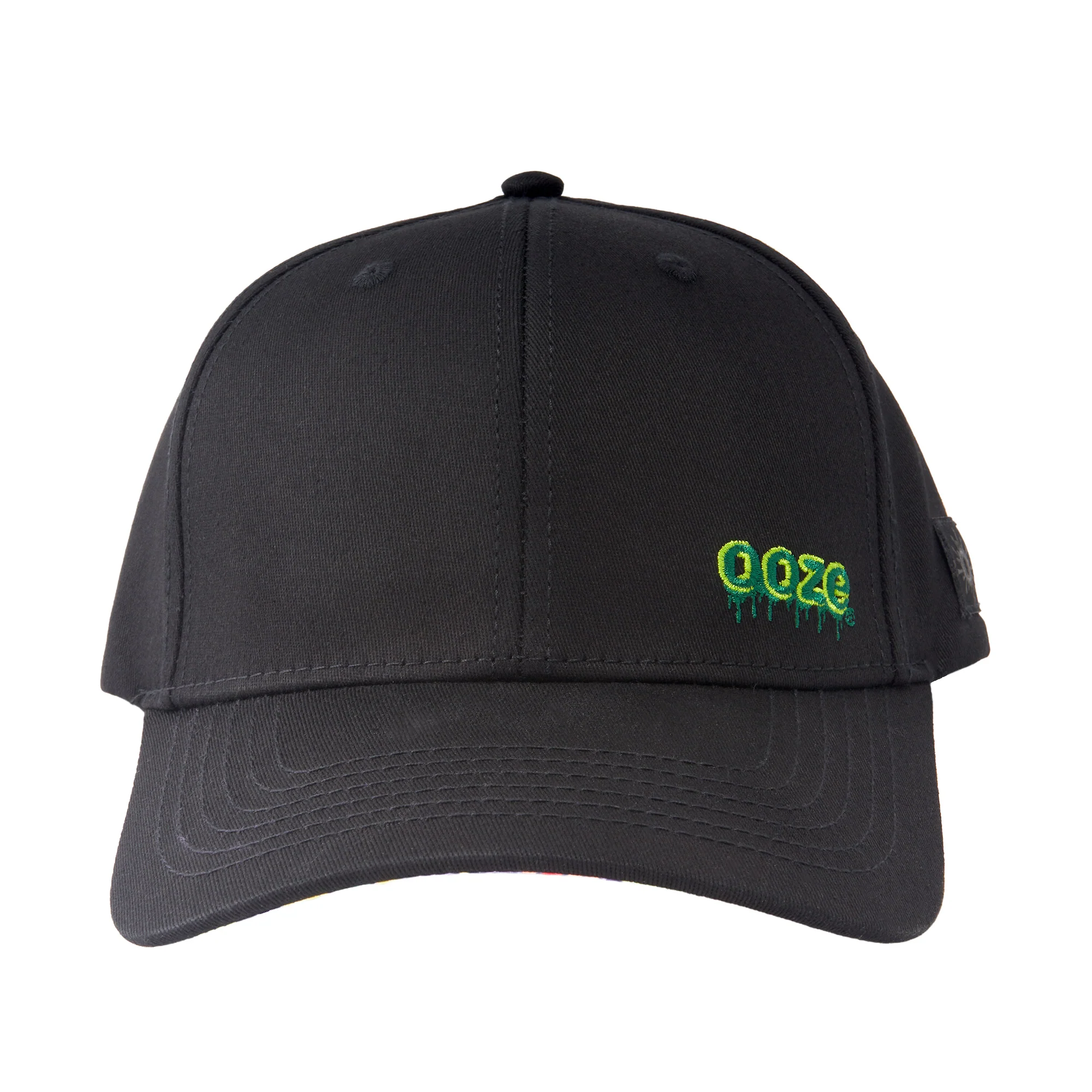Curved Brim Hype Engine Hat – Green Logo – Large