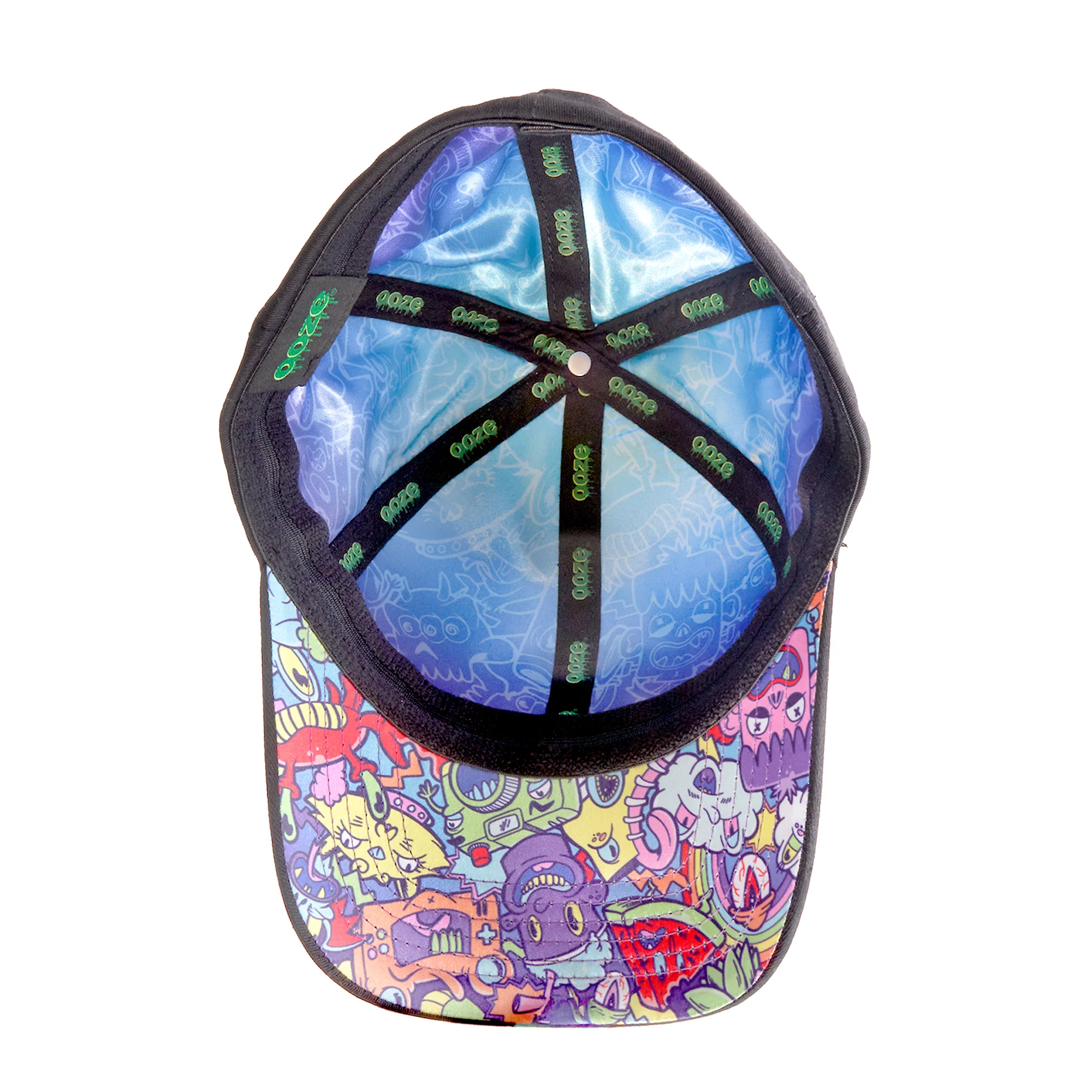 Curved Brim Hype Engine Hat – Green Logo – Large - Image 2