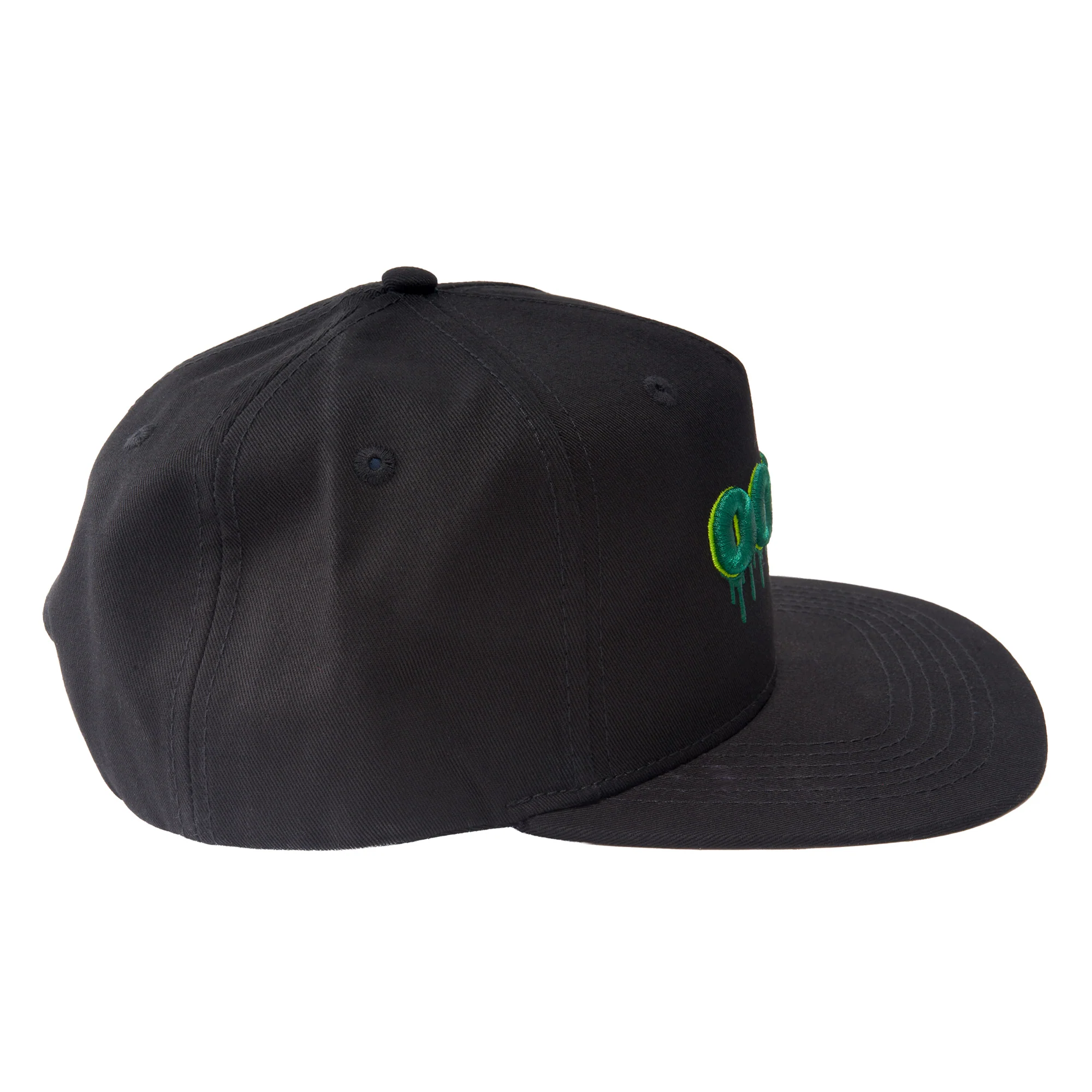 Flat Brim Hype Engine Hat – Green Logo - Image 4