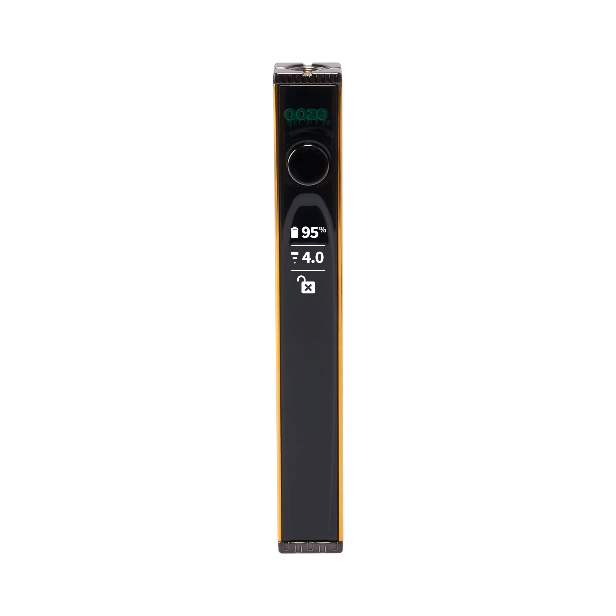 Quad 2 – 500 mAh Square Vape Battery – Lucky Gold - Image 2