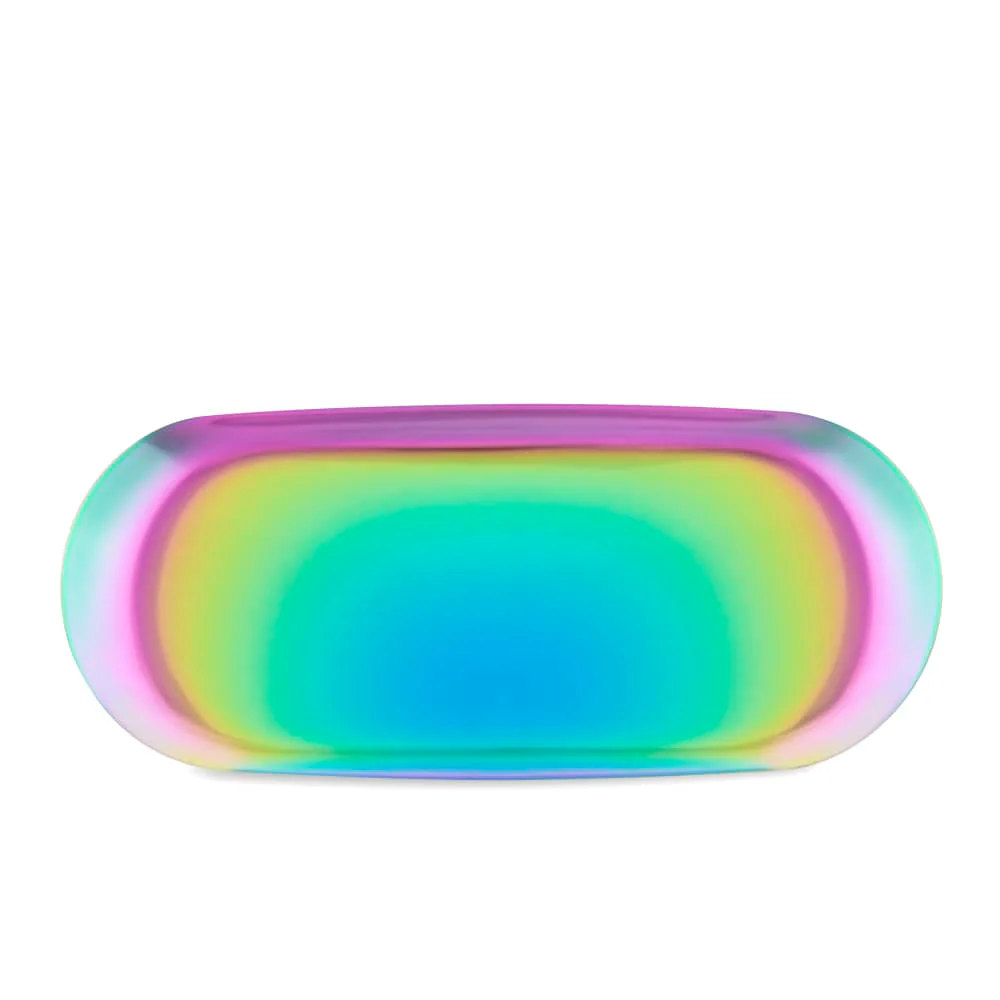 Ooze Rolling Tray - Metal - Aura Rainbow