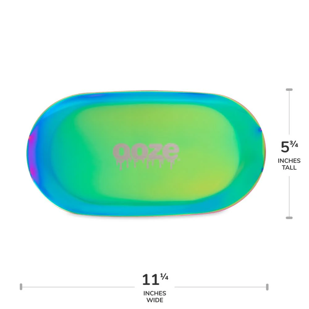 Ooze Rolling Tray - Metal - Aura Rainbow - Image 10