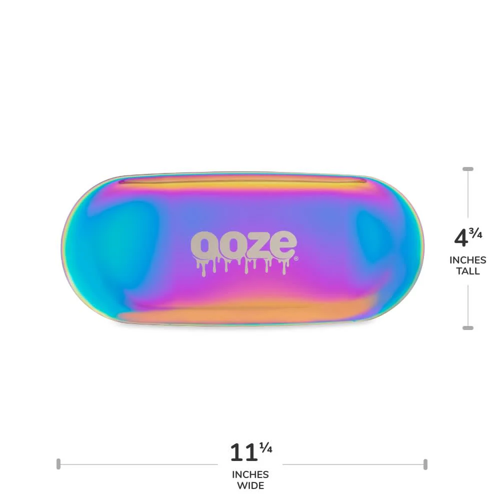 Ooze Rolling Tray - Metal - Aura Rainbow - Image 3