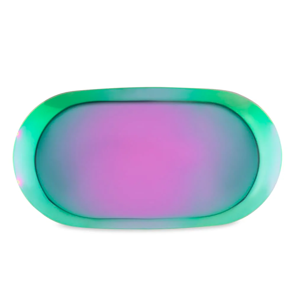Ooze Rolling Tray - Metal - Aura Rainbow - Image 8