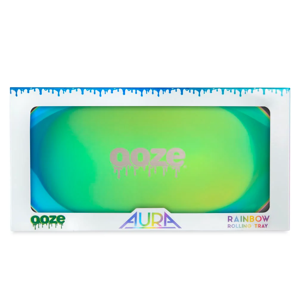 Ooze Rolling Tray - Metal - Aura Rainbow - Image 9