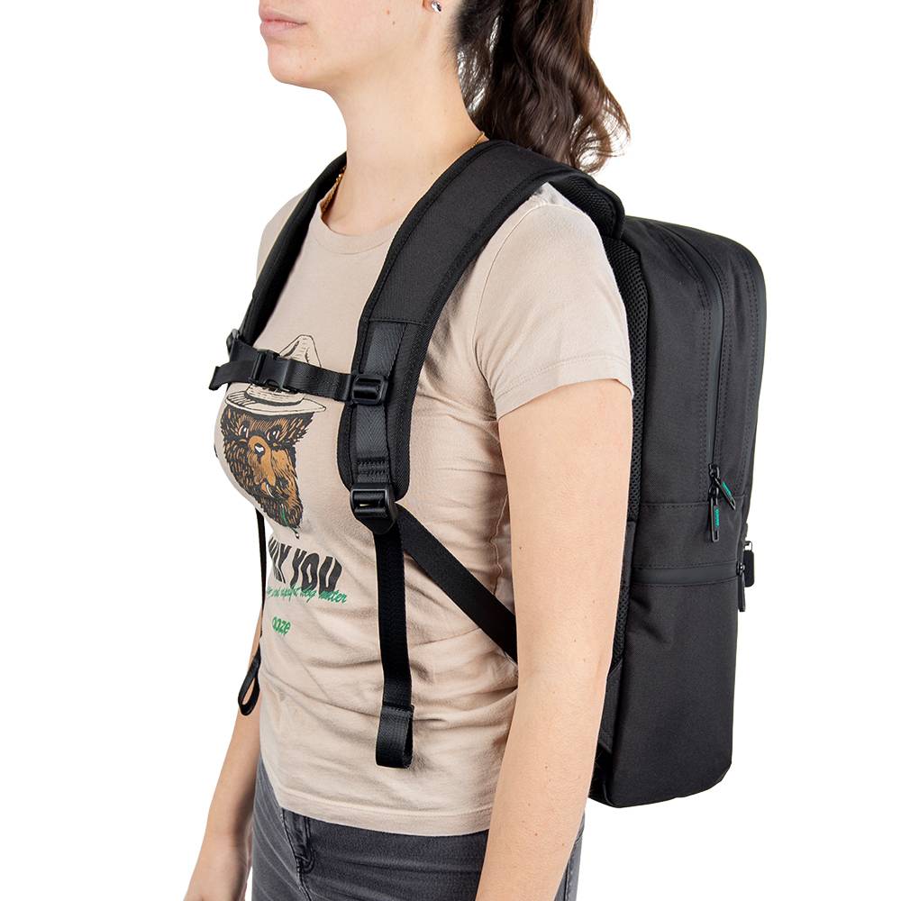 Ooze Traveler Classic Smell Proof Backpack - Black - Image 4