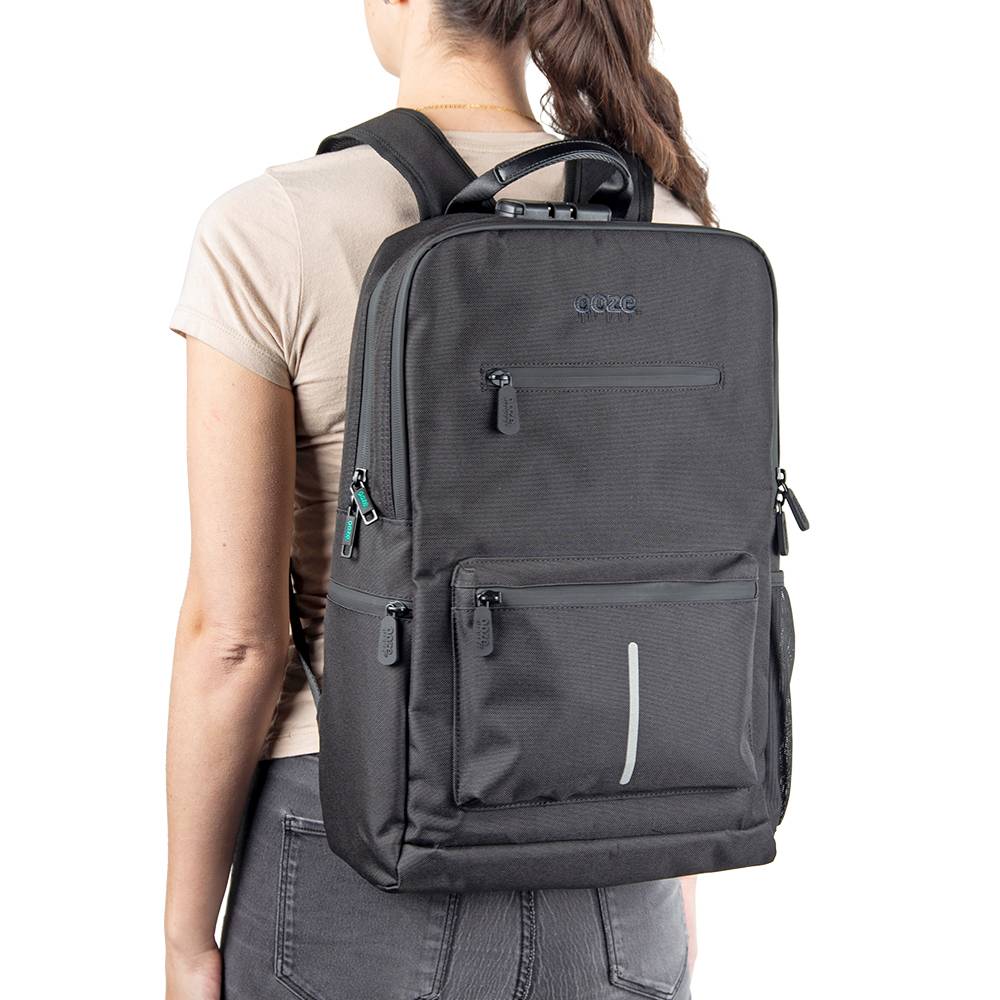 Ooze Traveler Classic Smell Proof Backpack - Black - Image 6