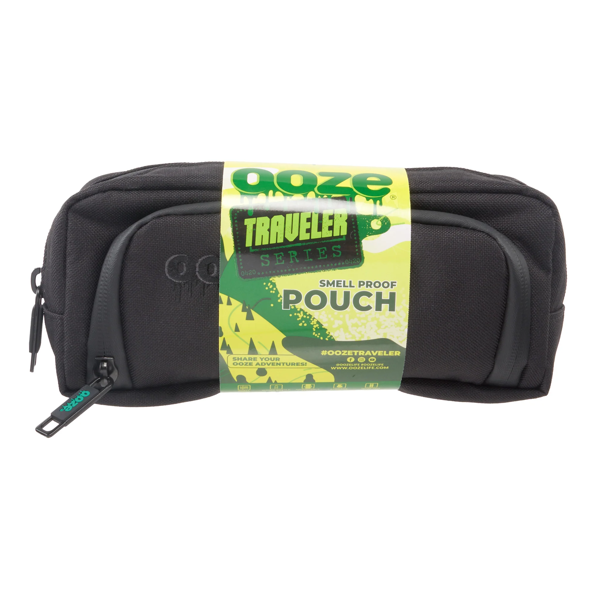 Smell Proof Travel Pin Bag - Traveler Series - Black - Image 6