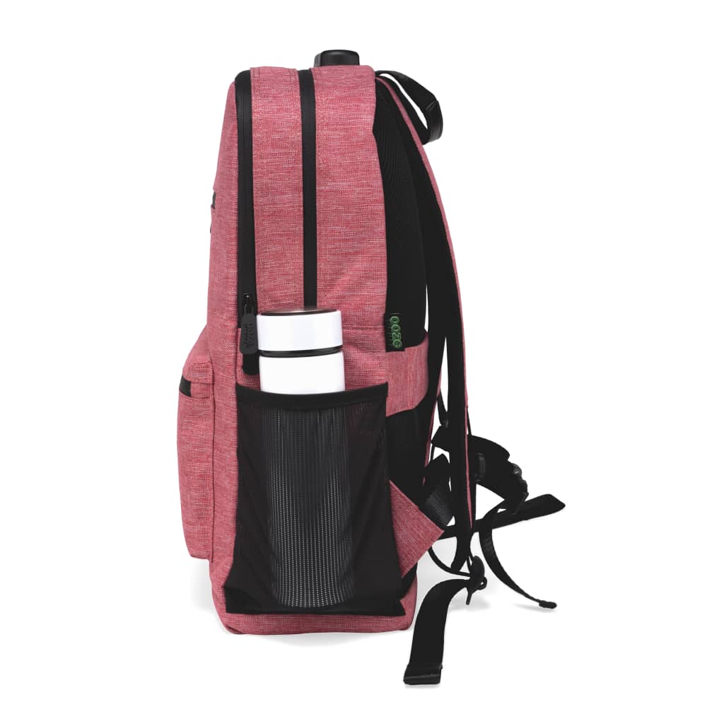Ooze Traveler Smell Proof Locking Backpack - Coral Red - Image 4