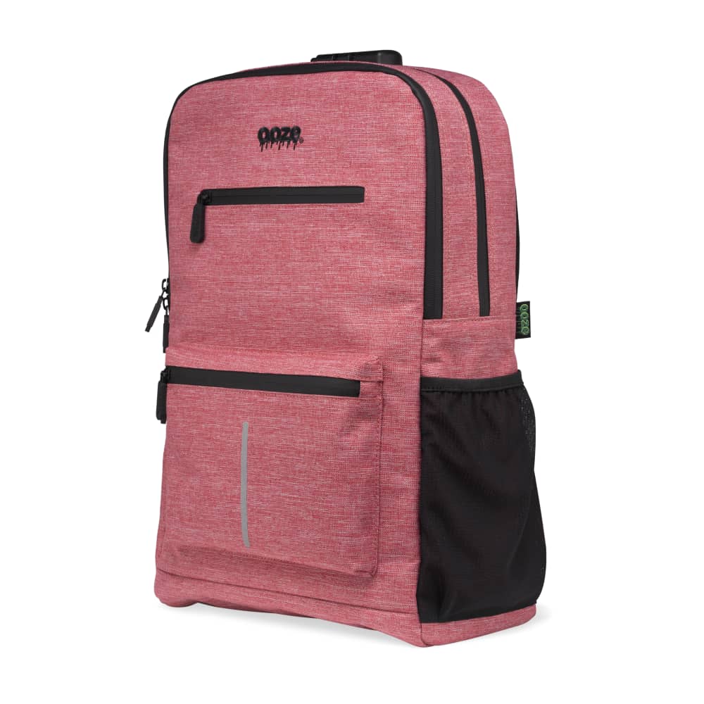 Ooze Traveler Smell Proof Locking Backpack - Coral Red - Image 6